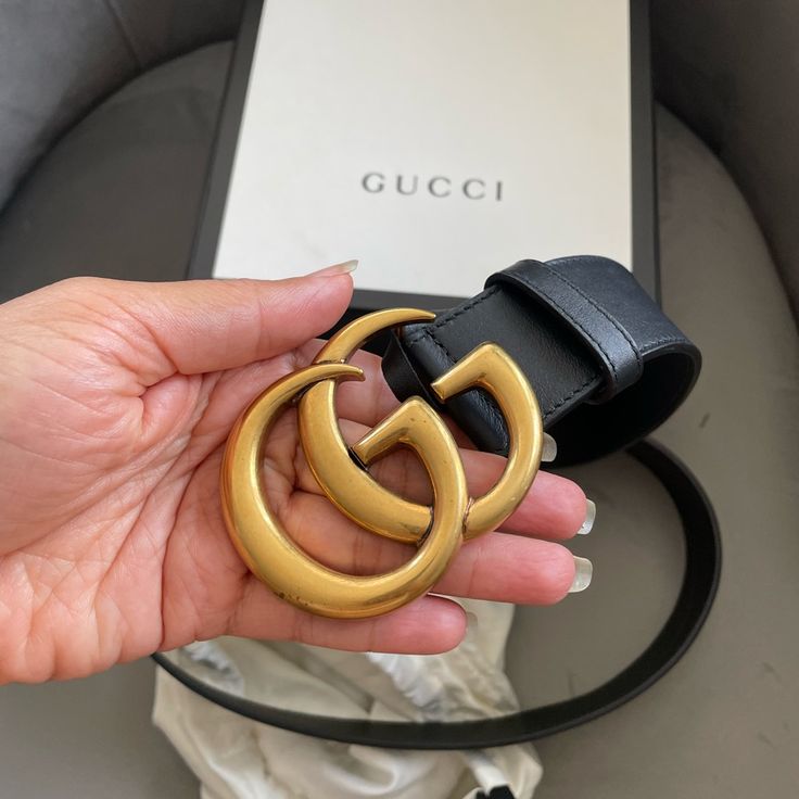 Black Gucci Belt, Barely Used With No Signs Of Wear. Comes With A Box, Dust Bag And Original Receipt Wide Leather Belt, Gucci Accessories, Gucci Black, Gucci Belt, A Box, Leather Belt, Belts, Dust Bag, Women Accessories