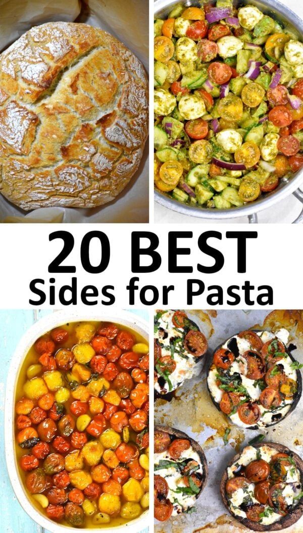 the top 20 best side dishes for pasta