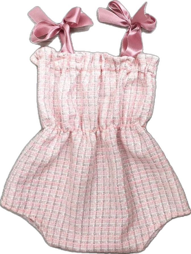 Casual Pink Bubble Romper For Summer, Cute Spring Overalls Jumpsuits And Rompers, Cute Spring Overalls And Rompers, Playful Fitted Jumpsuits And Rompers For Summer, Cute Bubble Romper Overall For Spring, Pink Cotton Bubble Romper For Spring, Spring Pink Cotton Bubble Romper, Fitted Pink Bubble Romper For Party, Cotton Jumpsuits And Rompers For Summer Party