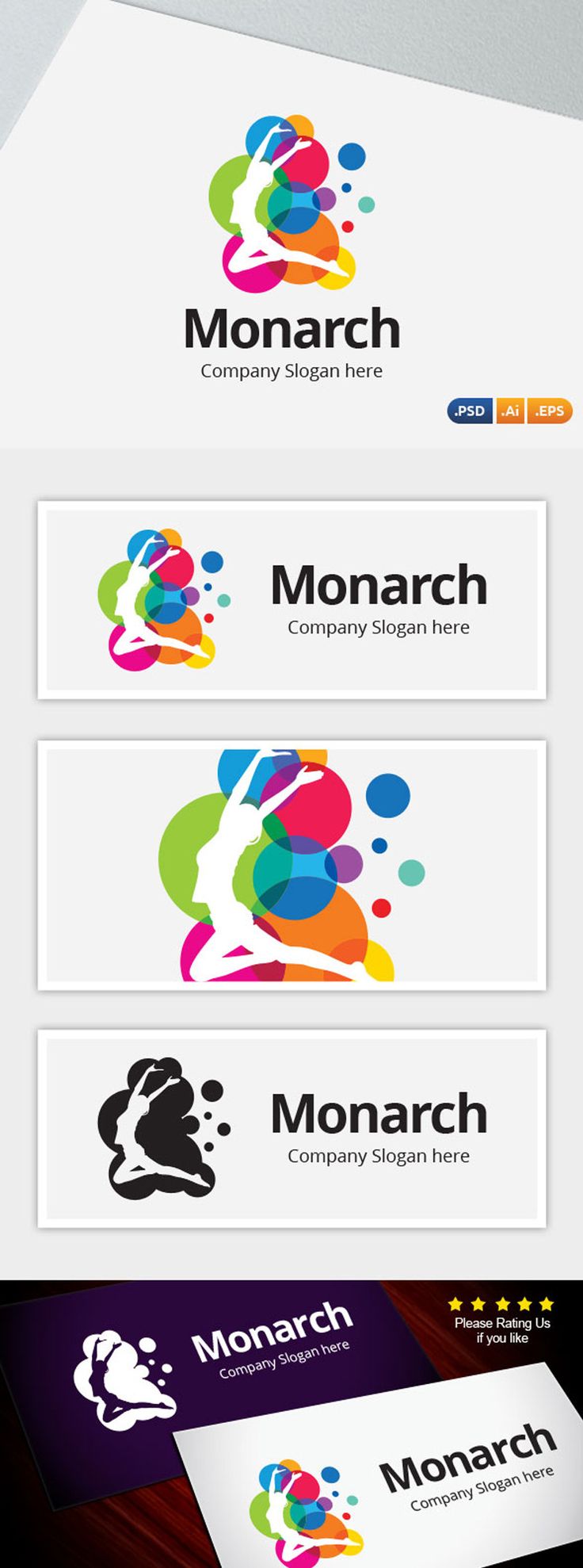 the logo for monarch is shown in three different colors and font, as well as an image