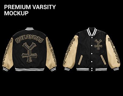 Varsity Jacket Mockup, Jacket Mockup, Senior Jackets, Varsity Letter, Shirt Design Inspiration, Free Mockup, Design Fashion, Product Design, Shirt Design