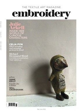 a magazine cover with a stuffed animal on it