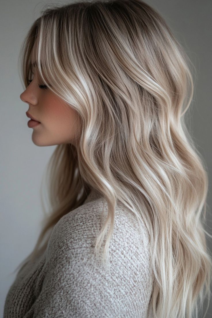 23 Gorgeous Winter Hair Color Ideas For Blondes Winter Blonde Hair With Lowlights, Hair For Blondes Fall, Winter Hair Color Blonde, Best Winter Blonde Hair Color, Blonde Highlights To Cover Grey Hair, Cool Blonde Lowlights, Root Color For Blondes, Light Blonde Winter Hair, Cool Winter Blonde Hair