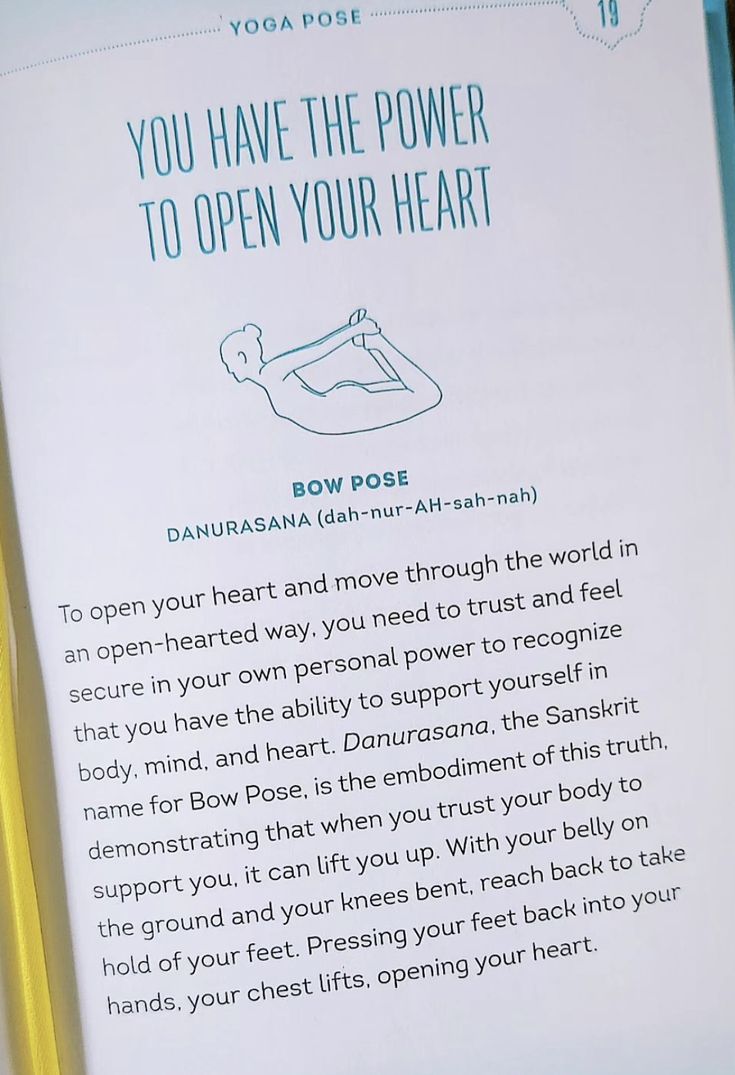 an open book with instructions on how to use the power to open your heart