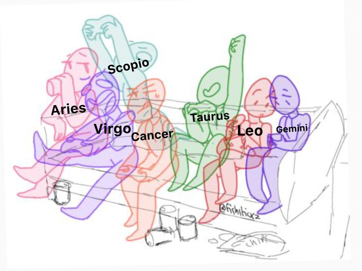 a drawing of some people sitting on a bench with their names in different colors and sizes