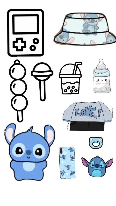 various items are shown in the shape of a hat and other things to make it look like