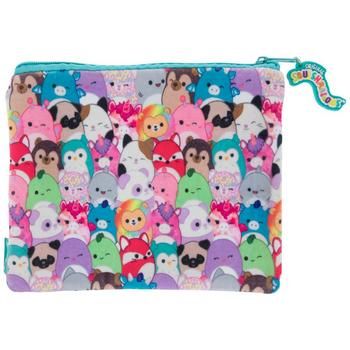 Dimensions: 7.13" x 9" x 0.5" Color: Pink, Purple, Blue & White Quantity: 1 Store your school supplies with adorable style using this Squishmallow Plush Pouch! This darling, soft pouch features a printed design of iconic Squishmallow characters. There's Fifi the Fox, Winston the Owl, Penny the Panda, and more. The charm attached to the zipper shows the word 'Squishmallow' in a multi-color font for a delightful touch. Use it to keep your supplies safe on the go! Squishmallow School Supplies, Squish Mellow Stuff, Playful Rectangular Pouch For School, Playful Rectangular School Pouch, Playful Multicolor Rectangular Pouch, Playful Multicolor Cosmetic Bag, Playful Multicolor Cosmetic Bag For School, Cute Multicolor School Pouch, Playful Multicolor Zipper Pouch