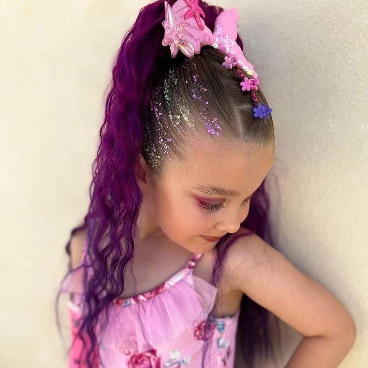 Mermaid Waves Range Mermaid Birthday Hairstyle, Mermaid Costume Hair, Mermaid Hairstyles For Kids, Emma Hairstyle, Mermaid Hairstyles, Mermaid Hair Extensions, Unicorn Hair Color, Mermaid Waves, Braided Hairdo