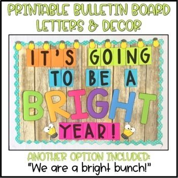 it's going to be a bright year and we are a bright bunch bulletin board