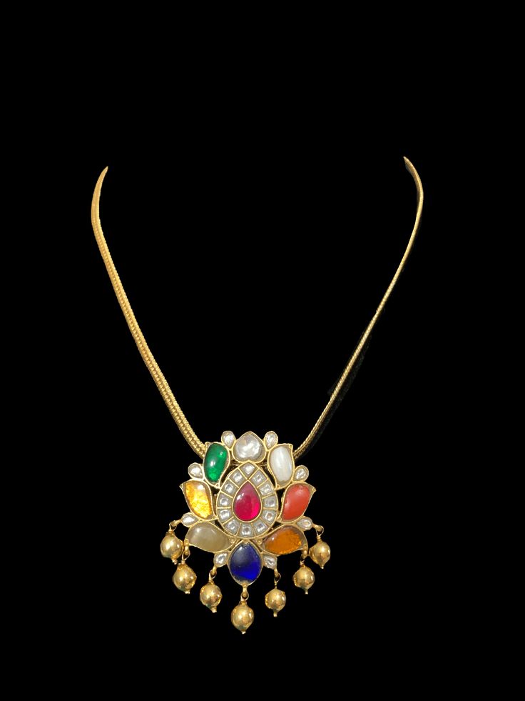 Ready to ship jadau pendant with chain made using high quality kemp stones gold plated Traditional Gold-plated Kundan Pendant Necklace, Traditional Gold Plated Kundan Pendant Necklace, 22k Gold Kundan Pendant Necklace For Diwali, Temple Jewelry Style Kundan Necklace Gold Plated Hallmarked, Gold Plated Pendant Necklace For Diwali, Kundan Pendant Necklace For Diwali, Diwali Temple Jewelry Kundan Necklace With Pearl Pendant, Festive Yellow Gold Kundan Pendant Necklace, Festive Kundan Pearl Pendant Necklace