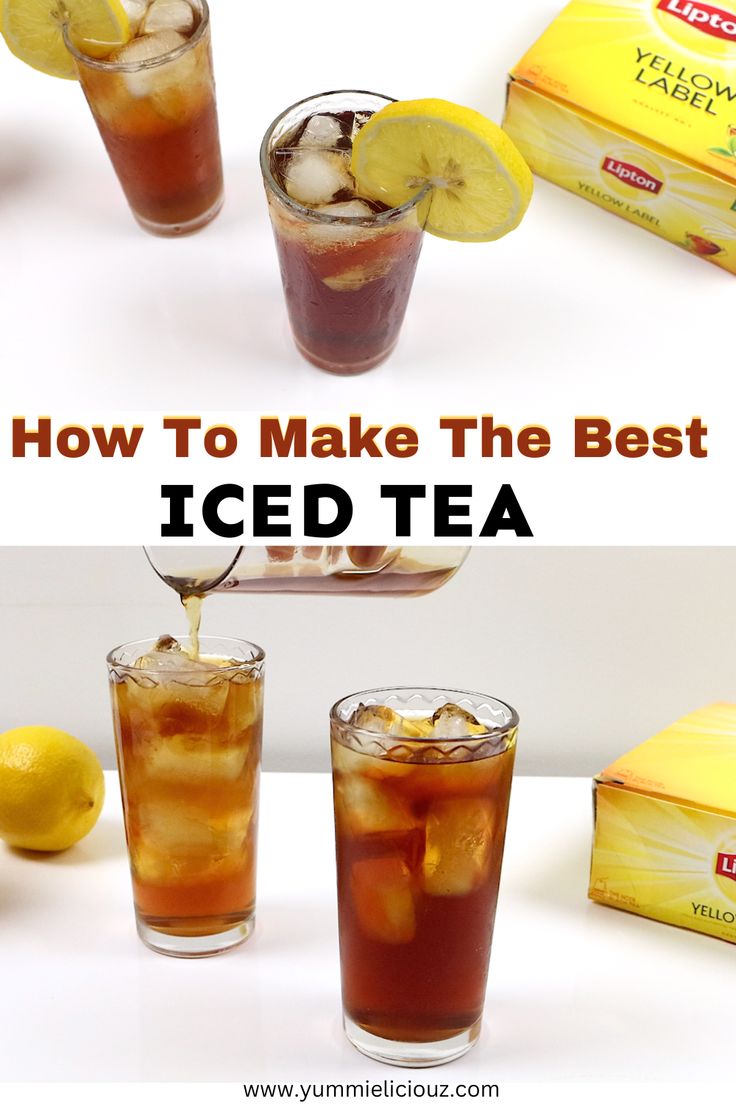 how to make the best iced tea