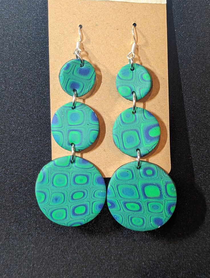 Crazy squares! Cute handmade earrings Handmade Green Clay Earrings, Green Dangle Clay Earrings, Handmade Multicolor Square Earrings, Handmade Square Green Earrings, Handmade Green Square Earrings, Square Green Handmade Earrings, Handmade Clay Earrings, Sioux Falls, Handmade Clay