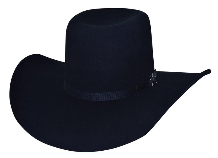 Bullhide PBR Chute Boss - (8X) Fur Felt Cowboy Hat - Hatcountry Flat Bill Black Hat For Rodeo, Black Western Hat Bands With Flat Bill, Black Flat Bill Hats For Country Events, Black Flat Bill Felt Hat For Country Events, Classic Black Hat With Adjustable Fit, Classic Black Adjustable Hat, Western Style Adjustable Black Hat, Adjustable Black Hat For Rodeo, Black High Crown Hat For Country Events