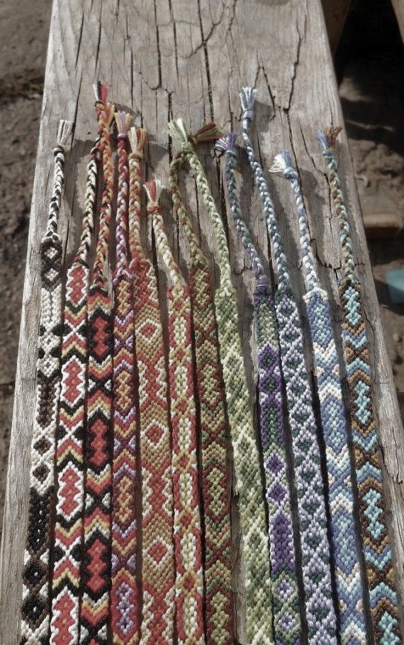 several bracelets are lined up on a wooden bench with the caption'couple bracelets his her friendship '