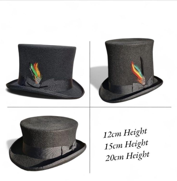 About this item Reminder: If you're interested in branding, please select the branding option. Just a quick reminder: Only the alphabet option is available for now. 15cm Tall Top Hat: Handcrafted Luxury for Every Occasion Elevate your style with this stunning, handcrafted top hat. Made from luxurious 100% wool felt, this hat combines beauty and durability. Unmatched Quality: Handcrafted Excellence: Each hat is meticulously crafted by hand, ensuring exceptional quality and a unique piece. Premium Victorian Top, Top Hats, Top Hat, Wool Felt, Unique Pieces, Alphabet, Felt, Branding, The Selection