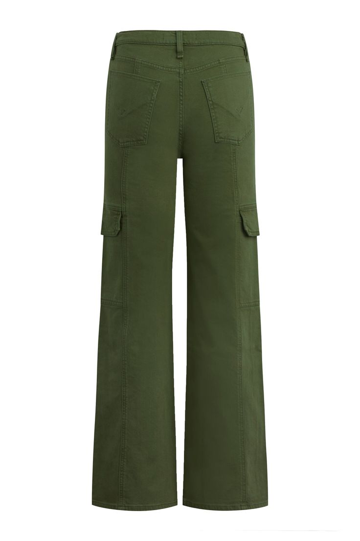 Description Our Rosie High-Rise Seamed Cargo Jean is cut with a high rise, utility cargo detail and wide leg. Crafted from premium comfort stretch denim in a seasonal olive green Cypress wash. Product Details Front Rise: 10.25", Leg Opening: 20", Inseam: 32"Model Height 5'9"Model wearing size 25Measurements based on size 27 Fit & Care Content: 63% Cotton, 35% Lyocell, 2% ElastaneMachine wash cold with like colorsDo not bleachTumble dry low or hang to dry Jumpsuit Men, Kick Flares, Men Fits, Mens Essentials, Cargo Jeans, Denim Coat, Denim Shop, Model Height, Sweater Jacket