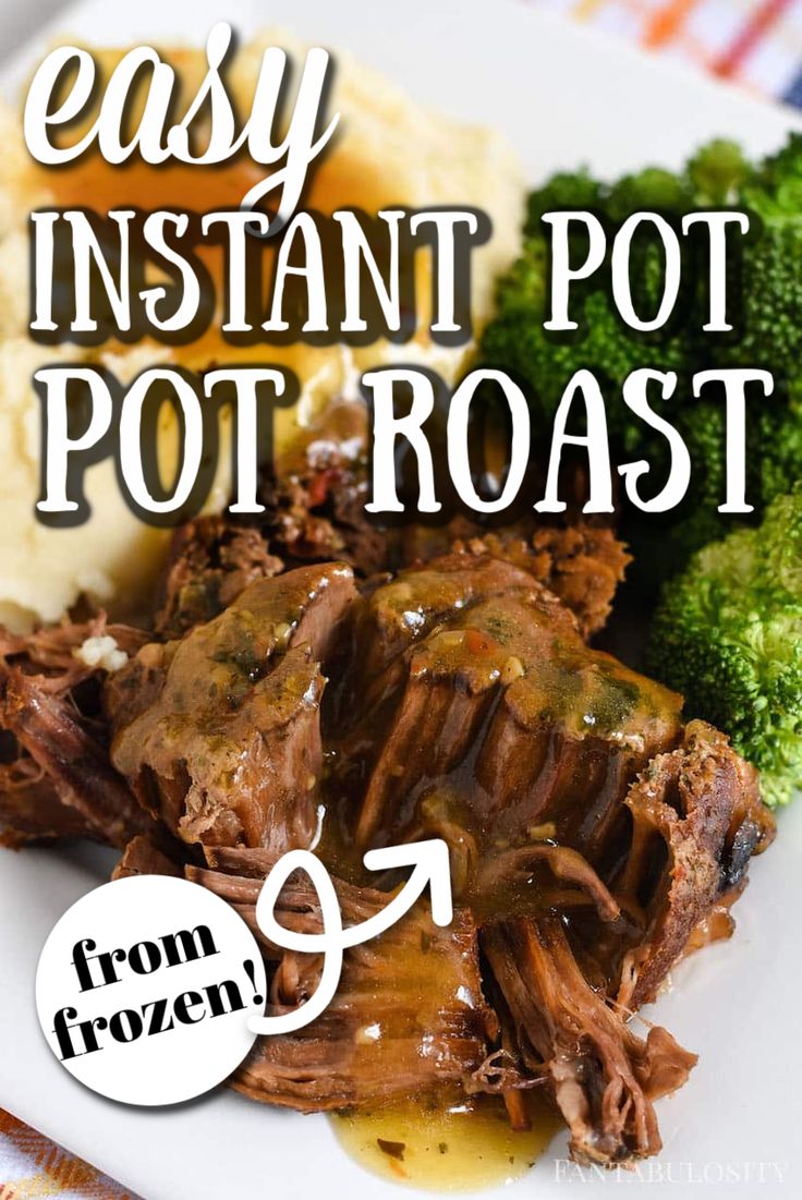 instant pot roast Instapot Roast Beef, Instant Pot Pork Roast Recipe, Frozen Roast, The Best Pot Roast, Chuck Roast Crock Pot Recipes, Instant Pot Roast, Instant Pot Pot Roast, Pot Roast Crock Pot Recipes, Chuck Roast Recipes