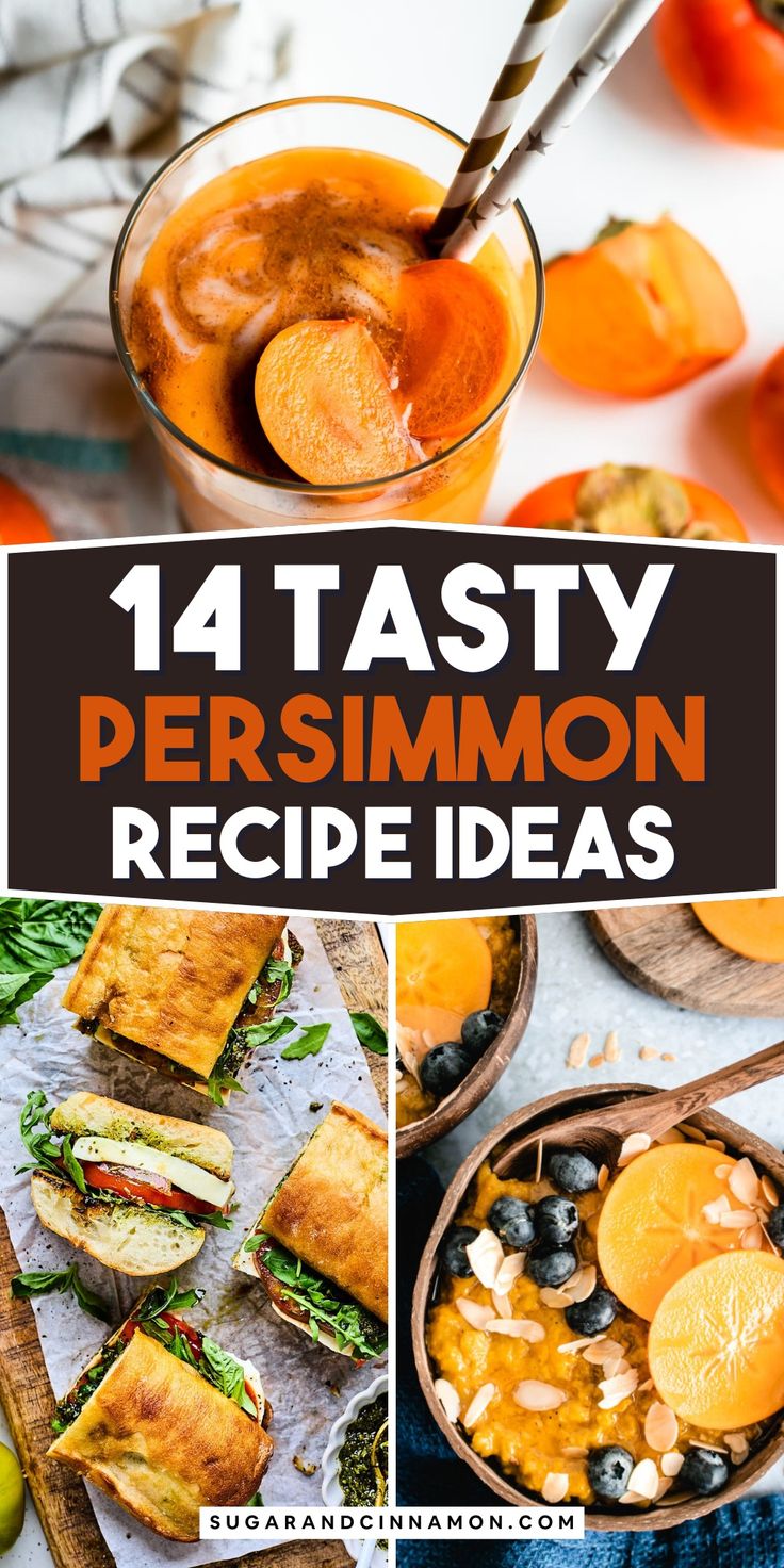 Persimmon Decor, Persimmon Puree, Persimmon Cookie Recipe, Yogurt Bowl Recipe, Persimmon Cookies, Persimmon Bread, Swirl Bread Recipe, Cheese Salad Recipes, Persimmon Pudding