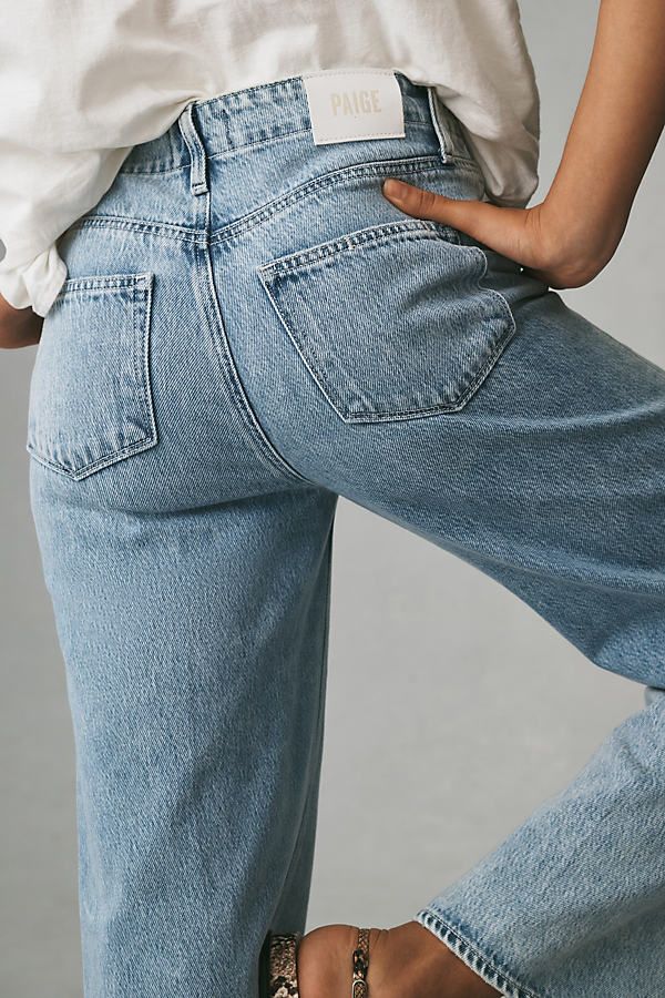 60% cotton, 40% lyocell Five-pocket styling Front zip Machine wash Imported | Zoe High-Rise Tie-Waist Wide-Leg Jeans by PAIGE in Blue, Women's, Size: 30, Cotton/Lyocell at Anthropologie Mid-rise Everyday Bottoms With Hip Pockets, Mid-rise Medium Wash Bottoms With Welt Pockets, Medium Wash Mid-rise Bottoms With Welt Pockets, Mid-rise Bottoms With Welt Pockets In Medium Wash, Mid-rise Light Wash Bottoms With Zip Fly, Light Wash Mid-rise Bottoms With Zip Fly, High Waist Relaxed Fit Bottoms With Zip Fly, Relaxed Fit High Waist Bottoms With Zip Fly, Relaxed Fit Medium Wash Bottoms With Welt Pockets