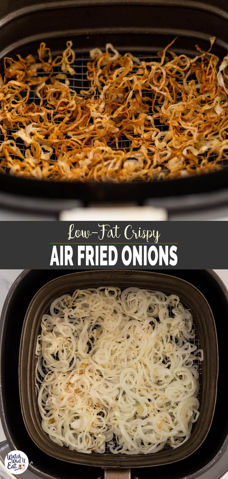 Healthy Air Fryer, Cooks Air Fryer, Air Fried Food, Air Fryer Oven Recipes, Air Fry Recipes, Deep Fry, Crispy Onions, Air Fryer Dinner Recipes, Air Fryer Recipes Easy