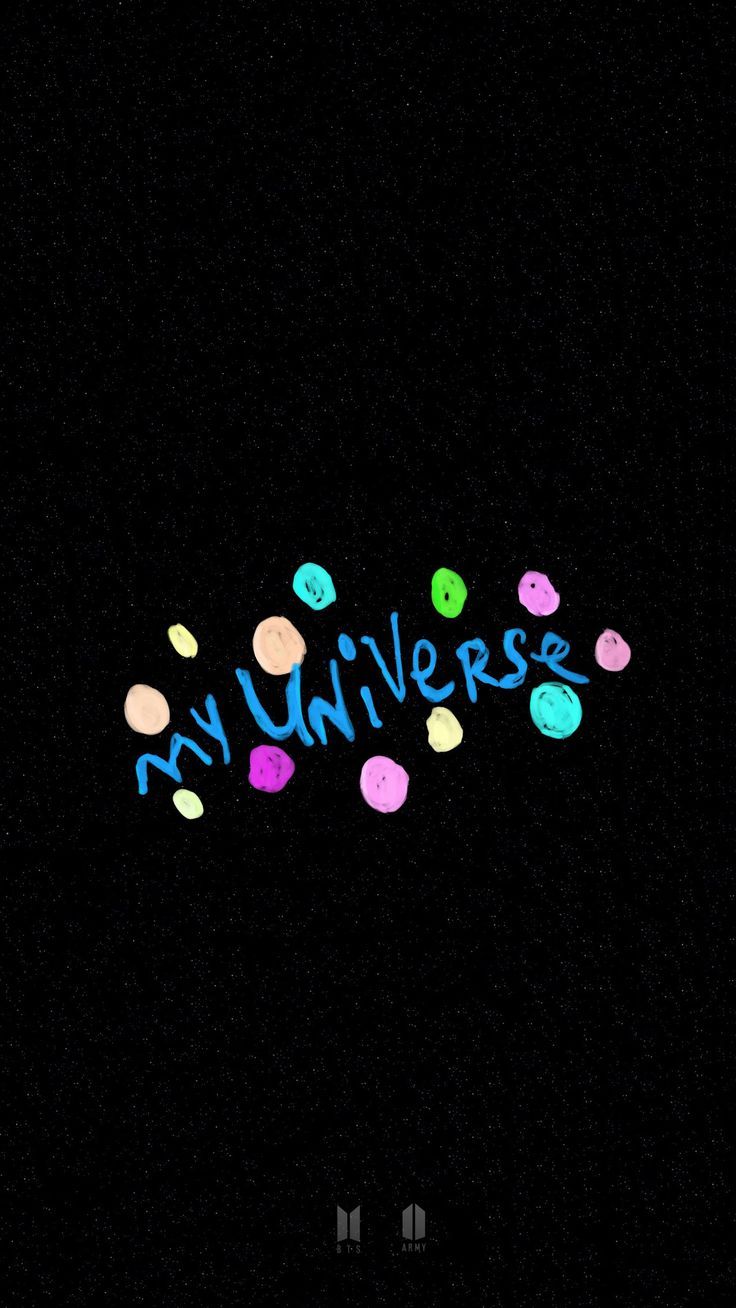 an image of a black background with colorful dots