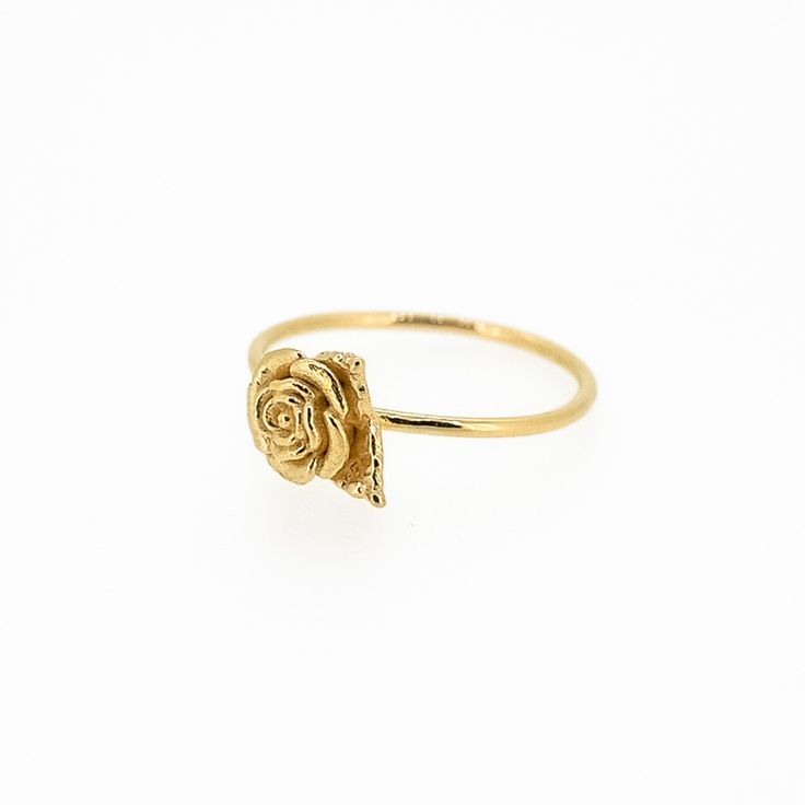 Embrace the beauty of nature with our 3D-printed Rose Ring. This intricately crafted piece captures the essence of a blooming rose, making it a stunning accessory for flower enthusiasts and nature lovers alike. Whether as a gift or a treat for yourself, this delicate and dainty ring is sure to make a lasting impression. Size: Varies by size about 2.5-3.5 tall and 1.2-1.3 thick Elegant Adjustable Rose-colored Ring, Delicate Flower Shaped Jewelry With Rose Design, Delicate Flower-shaped Jewelry With Rose Design, Delicate Floral Rose Design Jewelry, Flower Shaped Rings With Roses For Gift, Dainty Rose Gold Ring With Rose Design, Adjustable Elegant Rings With Roses, Elegant Adjustable Rings With Rose Details, Elegant Adjustable Rings With Roses