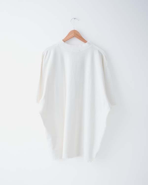 Material    100% cotton Off White Relaxed Fit Crew Neck Tops, Oversized White Cotton Tops, Off White Cotton Crew Neck Top, White Organic Cotton Short Sleeve Tops, White Organic Cotton Tops For Spring, Oversized White Organic Cotton Top, White Organic Cotton T-shirt For Loungewear, Off White Cotton Short Sleeve T-shirt, White Crew Neck Shirt For Loungewear