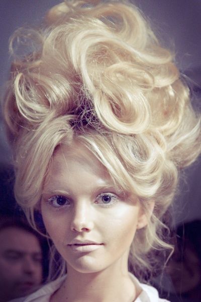 ... Messy Beehive Updo, Huge Updo Hair, Big Messy Updo, Poofy Hairstyles, Editorial Updo, Librarian Character, Big Messy Hair, Big Hair Styles, Big Hair Updo