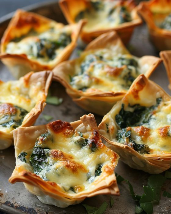 Brought this out as a party appetizer, and everyone ate at least 4! Spinach Artichoke Lasagna, Lasagna Bites, Artichoke Lasagna, Lasagna Cups, Recipe Appetizers, Wonton Cups, Spinach And Artichoke Dip, Vegetable Tray, Spinach Artichoke Dip