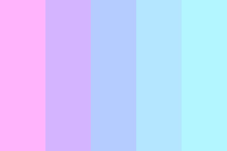 pastel color swatches for the background or wallpaper in pink and blue tones