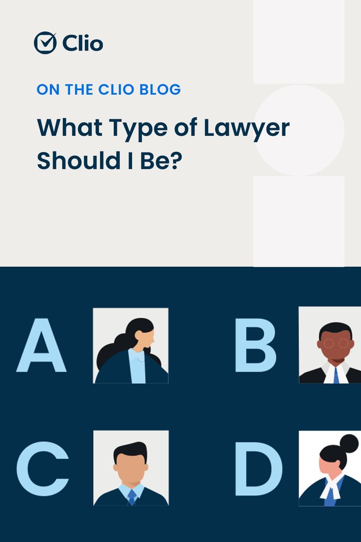 an image of people in suits and ties with the words what type of lawyer should i be?