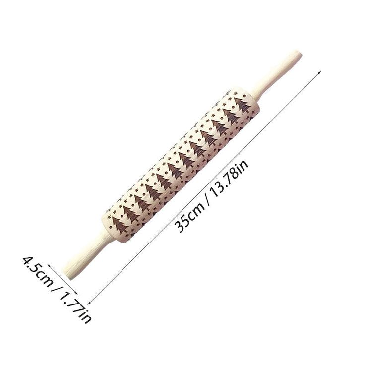 a close up of a tooth brush on a white background with measurements for the length