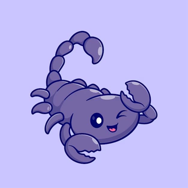 a cartoon crab with an evil look on it's face and arms, sitting in front of a purple background