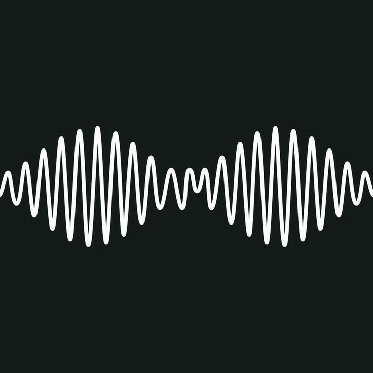 a black and white image of a sound wave