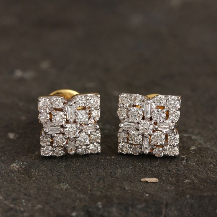 Rare Vintage Stud Certified Diamond Tiny Earrings Solid Pave 14K Yellow Gold Minimalist Earrings Fine Jewelry Wedding Gift For Your Wife We provide an SGL diamond certificate. These earring made with natural 0.82 Ct Diamonds in solid 14k yellow gold, Solid 14k Yellow Gold Earrings Pave Diamond Jewelry Diamond Earrings, Gold Earrings, Diamond Earrings, Fine Jewelry, Stud Earrings, Everyday Jewelry Special customize for mother's day, Anniversary, Birthday Gift, Valentine, Mother's Day Christmas. Gold Minimalist Earrings, Minimalist Stud Earrings, Real Diamond Earrings, Diamond Tops, Pave Diamond Jewelry, Diamond Earrings Design, Hand Rings, Minimalist Earrings Gold, Daisy Jewelry