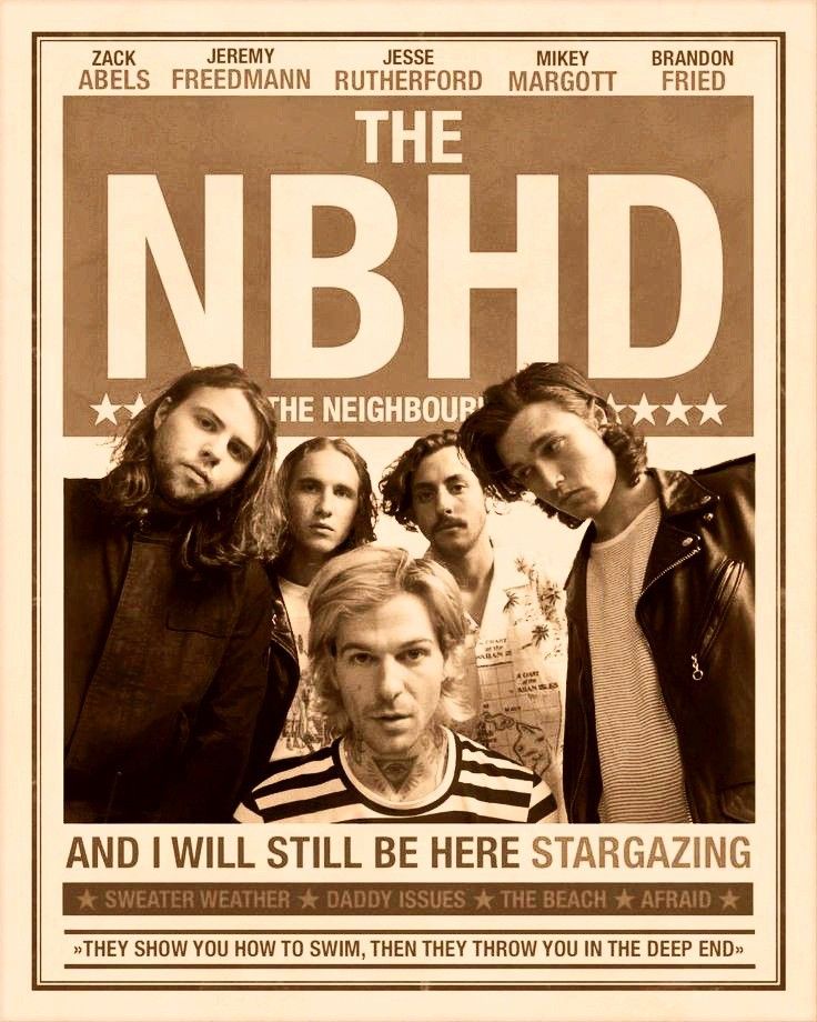 #tnbhd #aesthetic #brown #beige #poster #jesserutherford #theneighbourdhood #vintage #vintageposter Seattle Poster, Vintage Music Posters, Aesthetic Brown, Vintage Poster Design, Music Poster Design, Poster Room, Collage Poster, Music Posters, Pinturas Disney