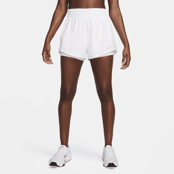 These shorts are the ones that are down for everything you do—from long walks to HIIT to running errands. Their silky-smooth, ultrasoft woven fabric is balanced with sweat-wicking tech so you have ultimate comfort while feeling dry as you work out. The snug inner layer helps prevent chaffing so you can push yourself with uncompromising coverage. Push Yourself, Long Walks, Shorts White, Women Lifestyle, Work Out, Nike Dri Fit, Running Errands, Dri Fit, Woven Fabric