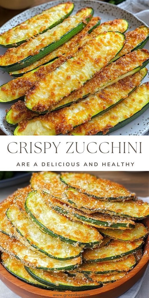 crispy zucchini are delicious and healthy