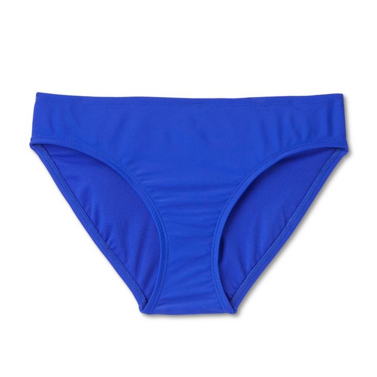 Hit the beach with confidence in these Classic Full Coverage Hipster Bikini Bottoms from Kona Sol™. These swim bottoms feature a high-coverage hipster silhouette in a classic cut, along with a solid hue for a versatile look. The bikini bottom is made with a touch of spandex to keep you moving comfortably, while a fully lined construction gives you confident wear both in and out of the water. Pair these high-coverage bikini bottoms with any number of coordinating tops for a classic look you'll lo Beachwear Tankini Brief, Beach Season Swimwear Briefs, Beach Season Stretch Swim Trunks Brief, Swim Trunks For Beach Season And Poolside, Fitted Brief Swim Trunks For Surfing, Fitted Surfing Swim Trunks Brief, Blue Uv Protection Bottoms For Beach Season, Blue Uv Protection Swim Bottoms, Stretch Swim Skirt With Brief Shape For Beach