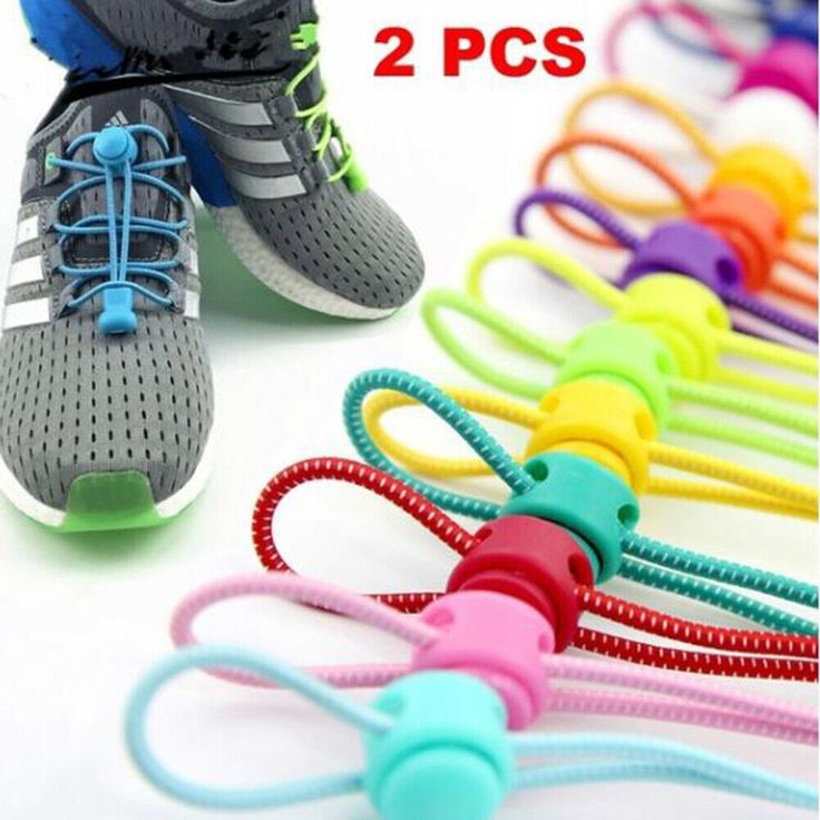 A Pair Of Locking Shoe Laces Unisex Elastic Sneaker Shoelaces Sport Shoestrings Feature: Fashion,Free Color: As picture shown Length: 90-100cm Diameter: 0.3cm Material: High quality plastic buckle + Elastic rope Scope: Sports, mountaineering, travel, we have many colors, you can choose an appropriate personalized color according to your shoes. Designed for anti loose shoelace motion with different colors. Easy to Install, No cutting required,Convenient to use. Lock mechanism - slidable, spring a No Tie Laces, Elastic Shoe Laces, Elastic Rope, Tie Shoelaces, Elastic Laces, Triathlon, Stretching, Accessories Watches, Shoe Laces