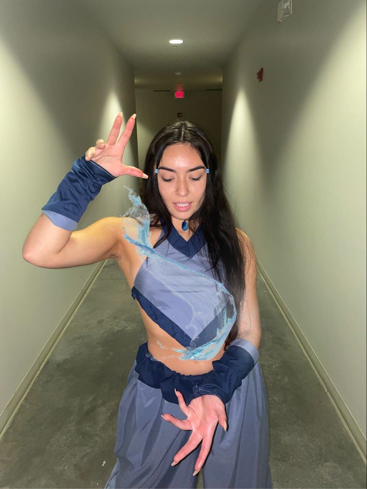 Last Airbender series Ty Lee Halloween Costume, Kitara Avatar Costume, Toph Costume Avatar, Azula Avatar Costume, Couple Halloween Costumes Avatar, Katara And Ang Avatar Costume, Halloween Costumes Asian Characters, Avatar Cosplay Katara, Anime Women Costume