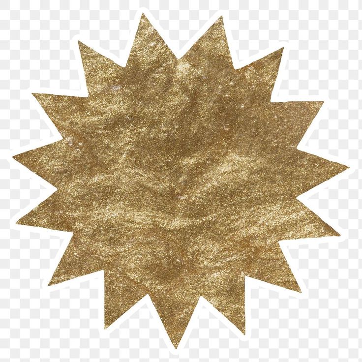 a golden starburst on a white background with no background, hd png