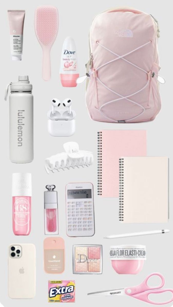 Amazon Bedroom Finds, Amazon Bathroom Finds, Backpacks For High School, High School Essentials, Bedroom Finds, Amazon Bedroom, Bathroom Finds, Girly Backpacks, Middle School Essentials