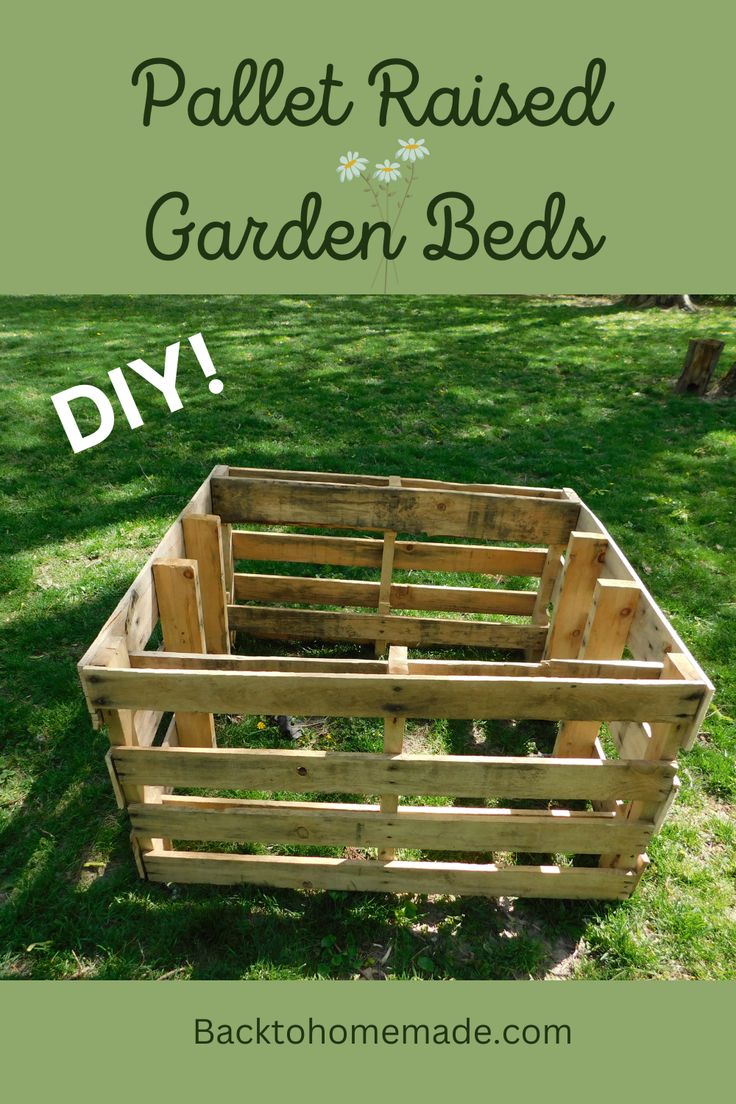 DIY Pallet Raised Garden Beds Pallet Garden Box, Chelsea Core, High Raised Garden Beds, Inexpensive Raised Garden Beds, Pallet Raised Garden Bed, Pallet Raised Garden, Raised Beds Diy, Making Raised Garden Beds, Cheap Raised Garden Beds