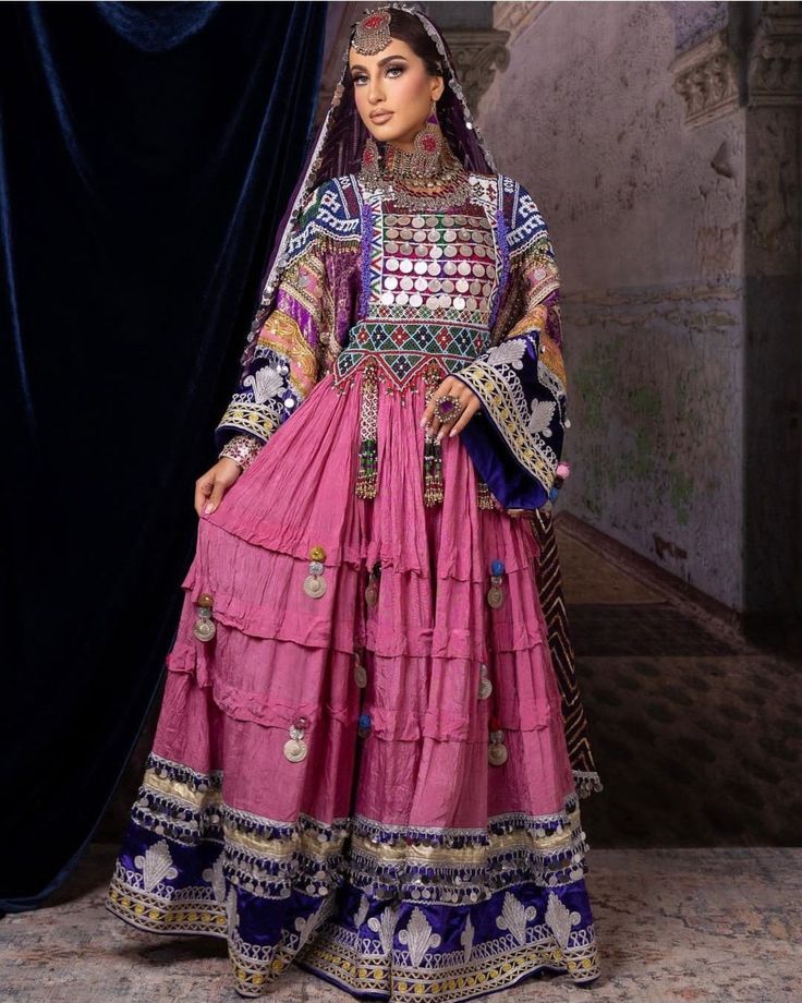 This dress has 3 color blue , red, pink See images for sizing guide  This dress is 3 piece dress , scarf , pants This dress comes with a little diffrent in tops Used velvet ,chirma, embroidery,val, guldozi Iranian Clothes Traditional Dresses, Blue Afghan Dress, Pink Afghan Dress, Afghan Dresses Afghani Clothes, Afghan Dresses Traditional, Afghan Wedding Dress, Afghan Culture, Afghani Dresses, Afghani Dress