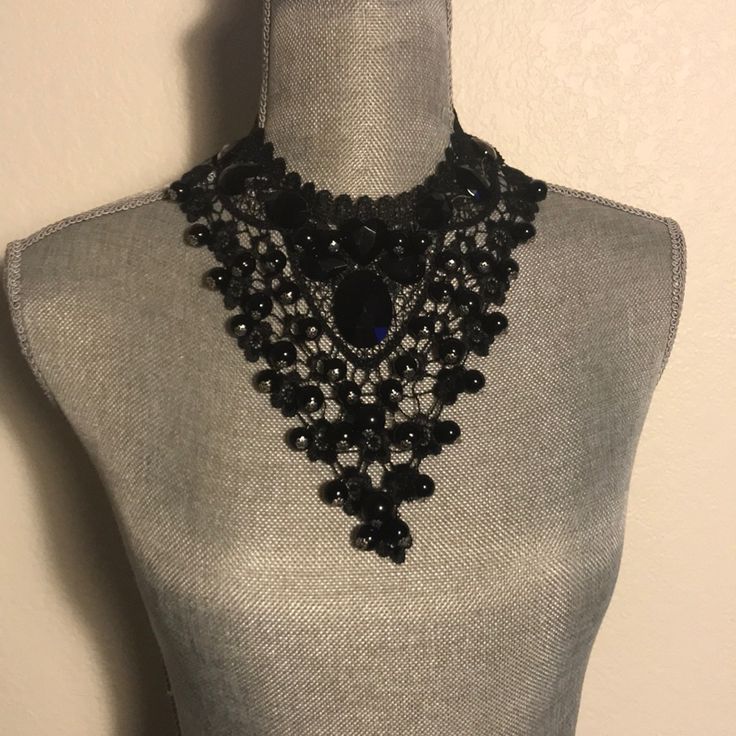 Black Stone Bib Necklace By Eye Candy Beautiful Piece To Be The Protagonist Of Every Outfit. Nwot Candy Accessories, Black Stone Necklace, Bib Necklaces, Bib Necklace, Black Stone, Stone Necklace, Eye Candy, Halloween Costumes, Statement Necklace