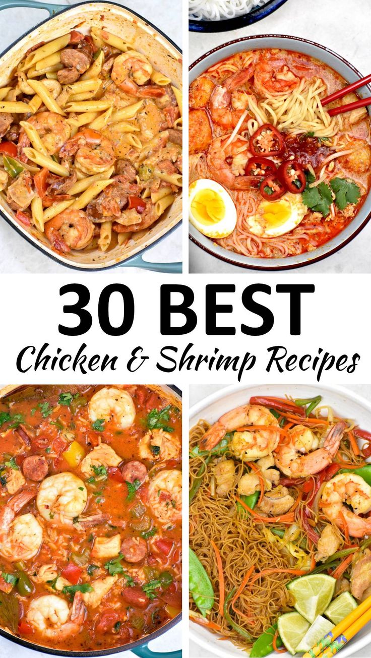 30 best chicken and shrimp recipes