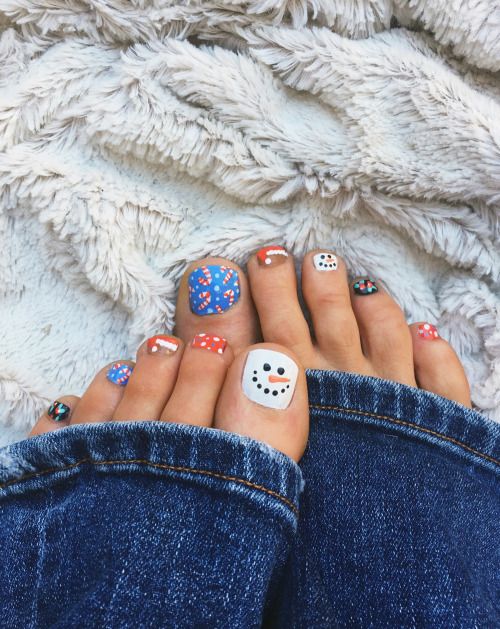 Christmas Toes, Unghie Nail Art, Cute Toe Nails, Sweater Nails, Holiday Nail Art, Nails Polish, Nail Swag, Toe Nail Designs, Xmas Nails