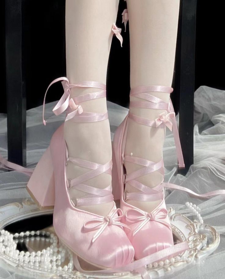 New Release: BerryQ 【-Minuet-】 Lolita Ballet Shoes
 
◆ Shopping Link >>> https://lolitawardrobe.com/search/?Keyword=Minuet
◆ The Quantity is Very Limited!!! Ballet Shoes Drawing, Fancy Drawing, Victorian Anime, Bb Shoes, Techno Outfit, Block High Heels, Mary Janes Shoes, Ballet Heels, Shopping Link