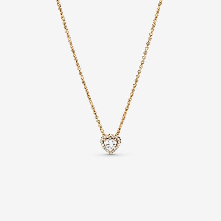 Pandora Gold Jewelry, Elevated Heart Necklace, Chase Miller, Pandora Jewelry Necklace, Pandora Gold, Pandora Heart, Pandora Necklace, Healing Heart, Love Token